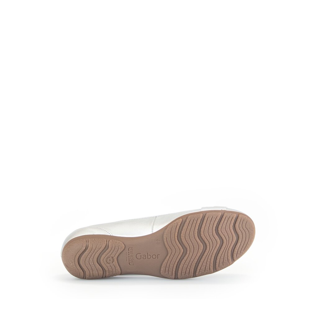 Gabor fashion Sportliche Ballerina silber