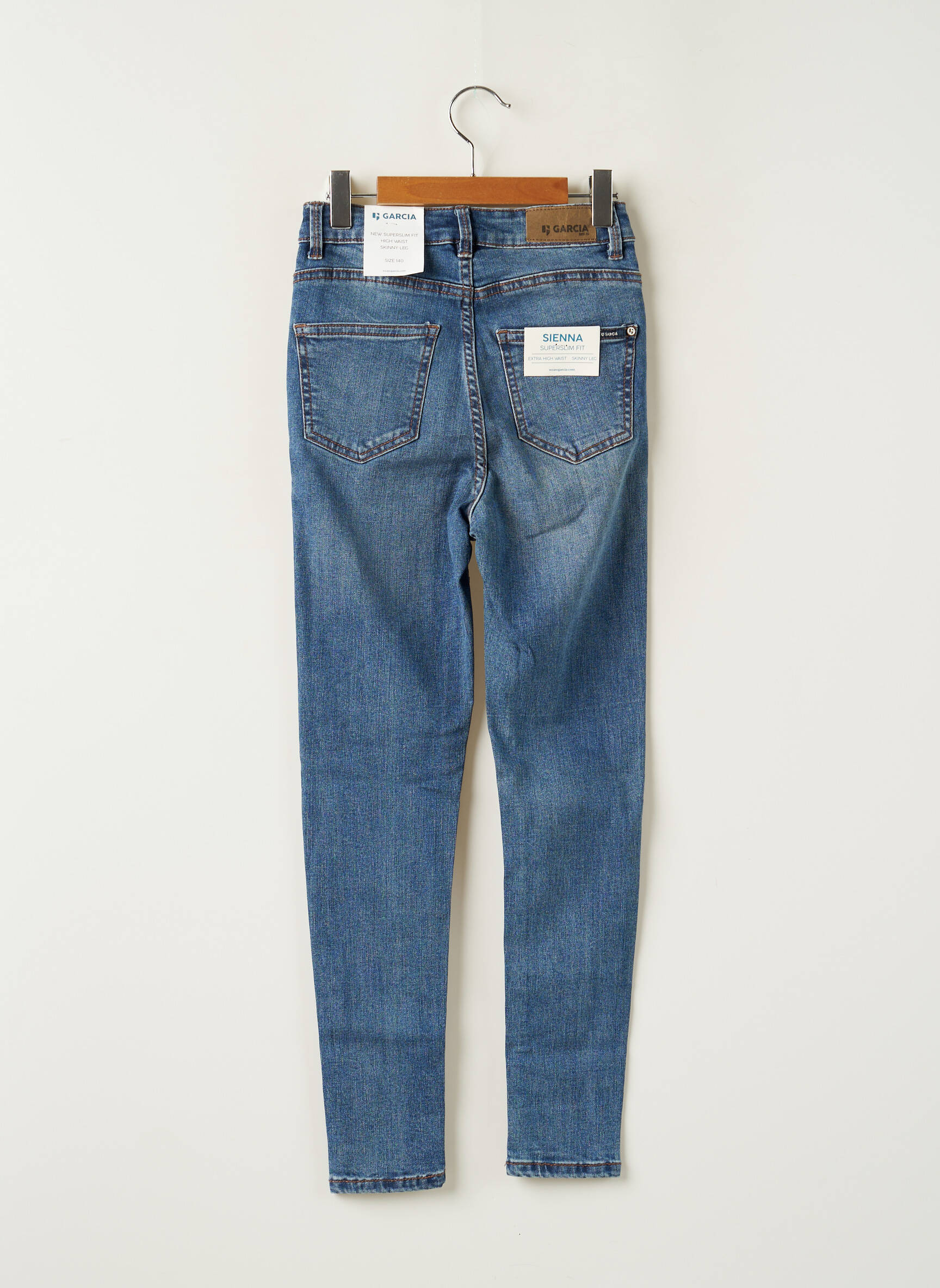 Garcia Jeans Skinny Fille couleur bleu