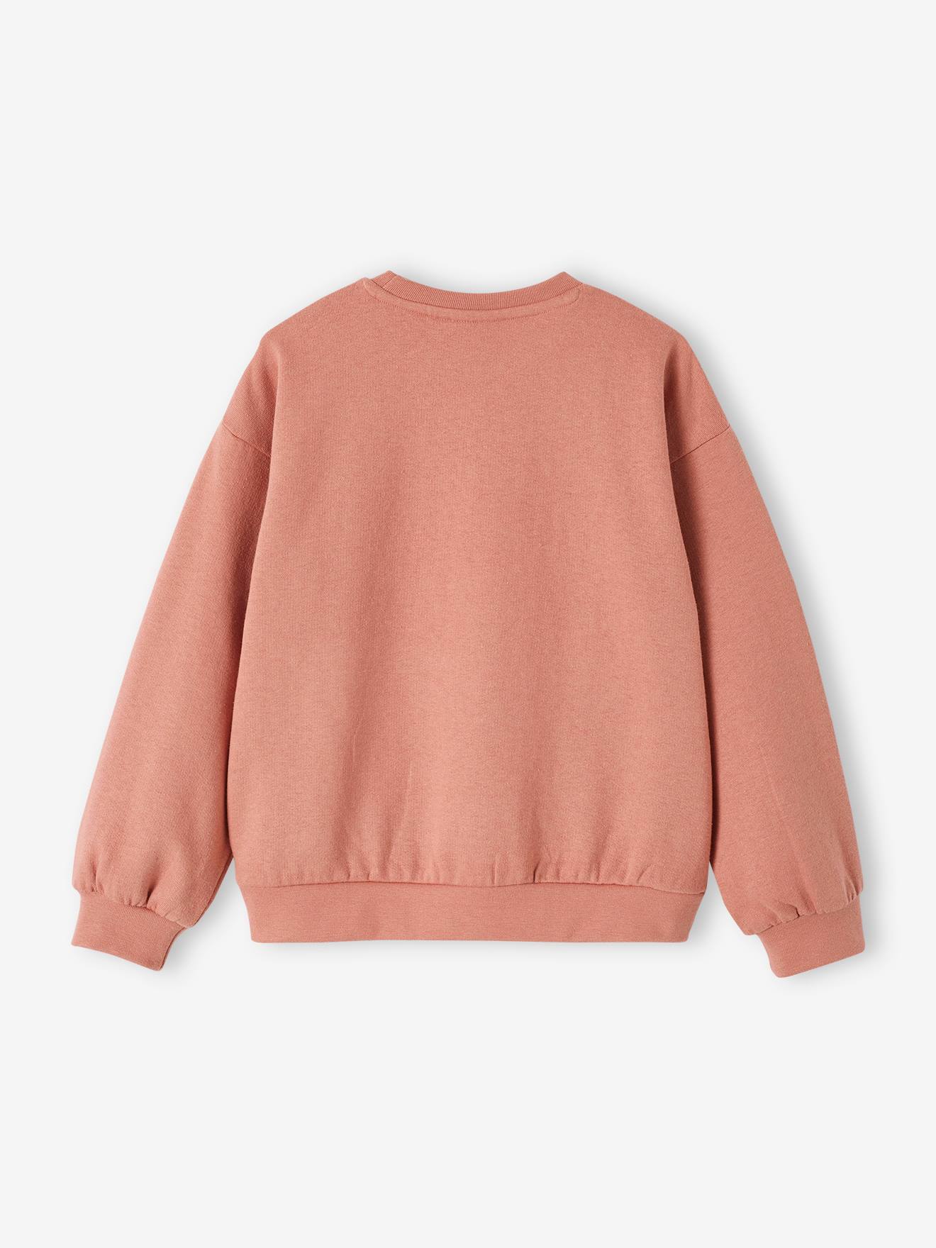Sweat fille Snoopy Peanuts® vieux rose
