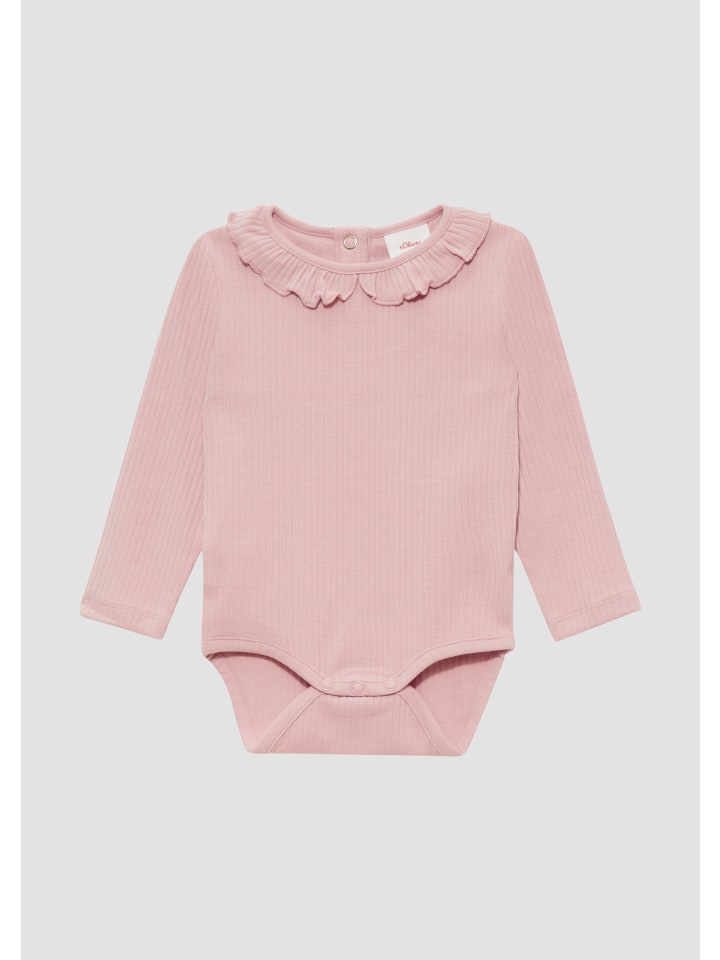 s.Oliver T-Shirt Body langarm in Pink günstig kaufen