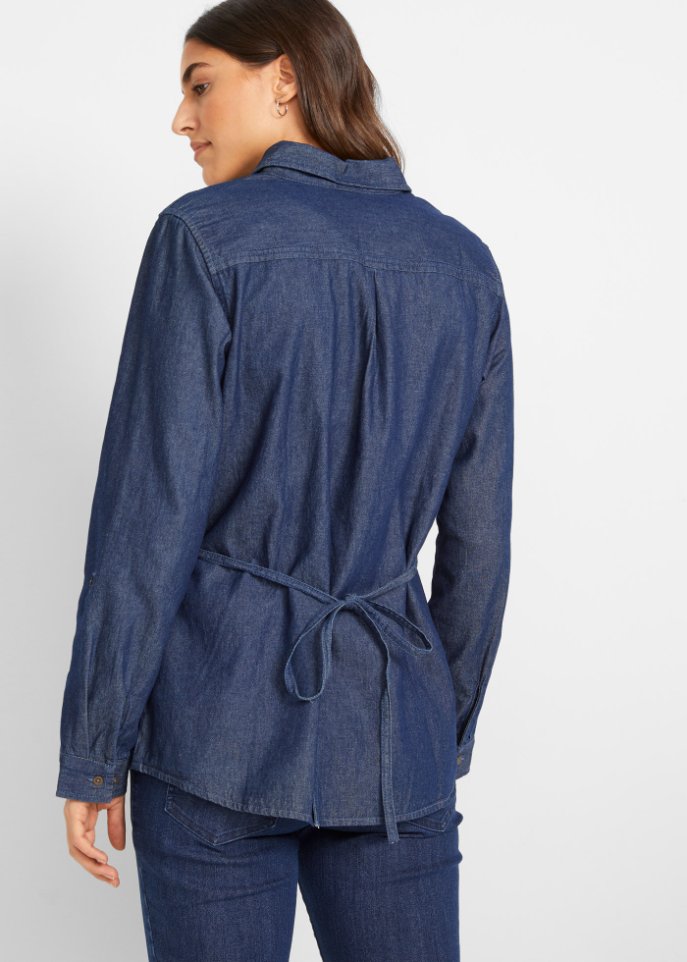 Jeansbluse