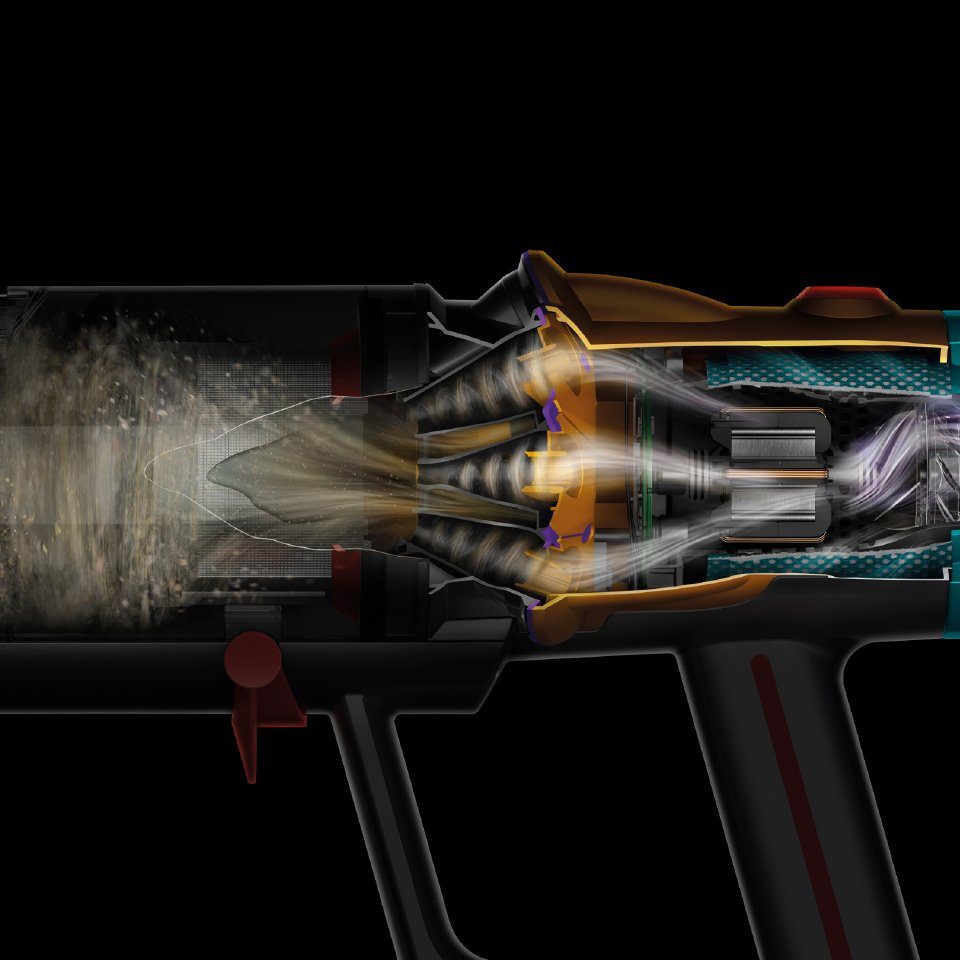 DYSON Akku-Hand-und Stielstaubsauger V12™ Detect Slim Absolute, 545 W, Beutellos