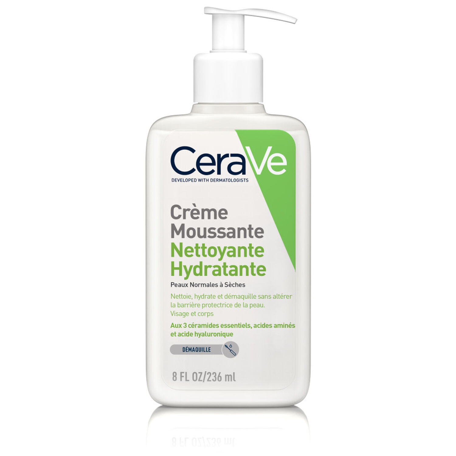 Cerave Crème Moussante Nettoyante, Hydratante 236 ml