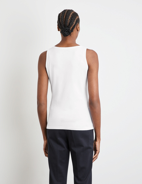 Basic Top aus nachhaltigem Baumwoll-Stretch