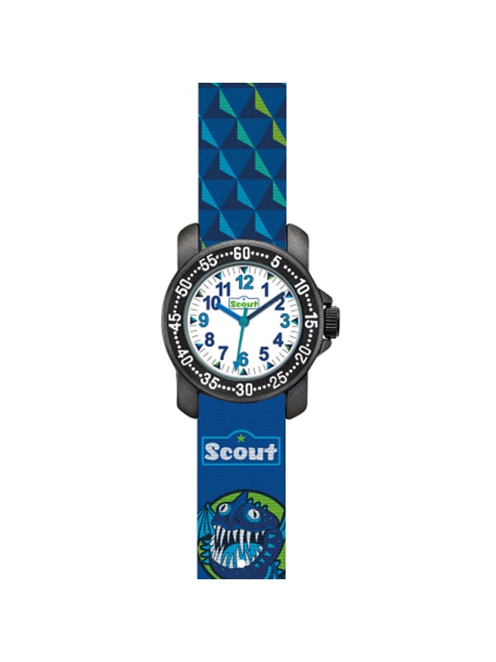 Scout Quarzuhr 280376015 in Blau günstig kaufen onesize