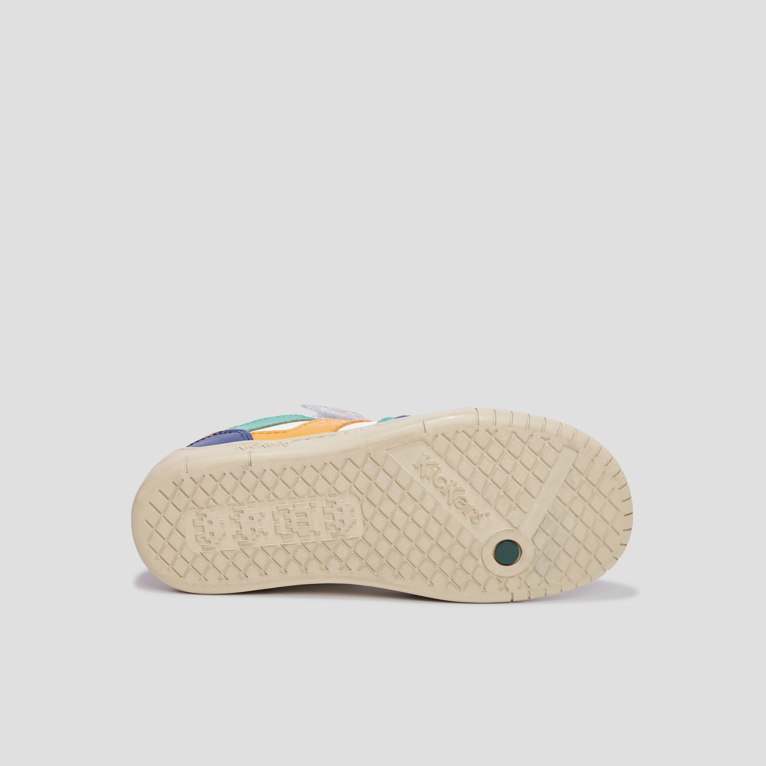 Tennis basses en cuir Kickers Windo blanc garçon | La Halle
