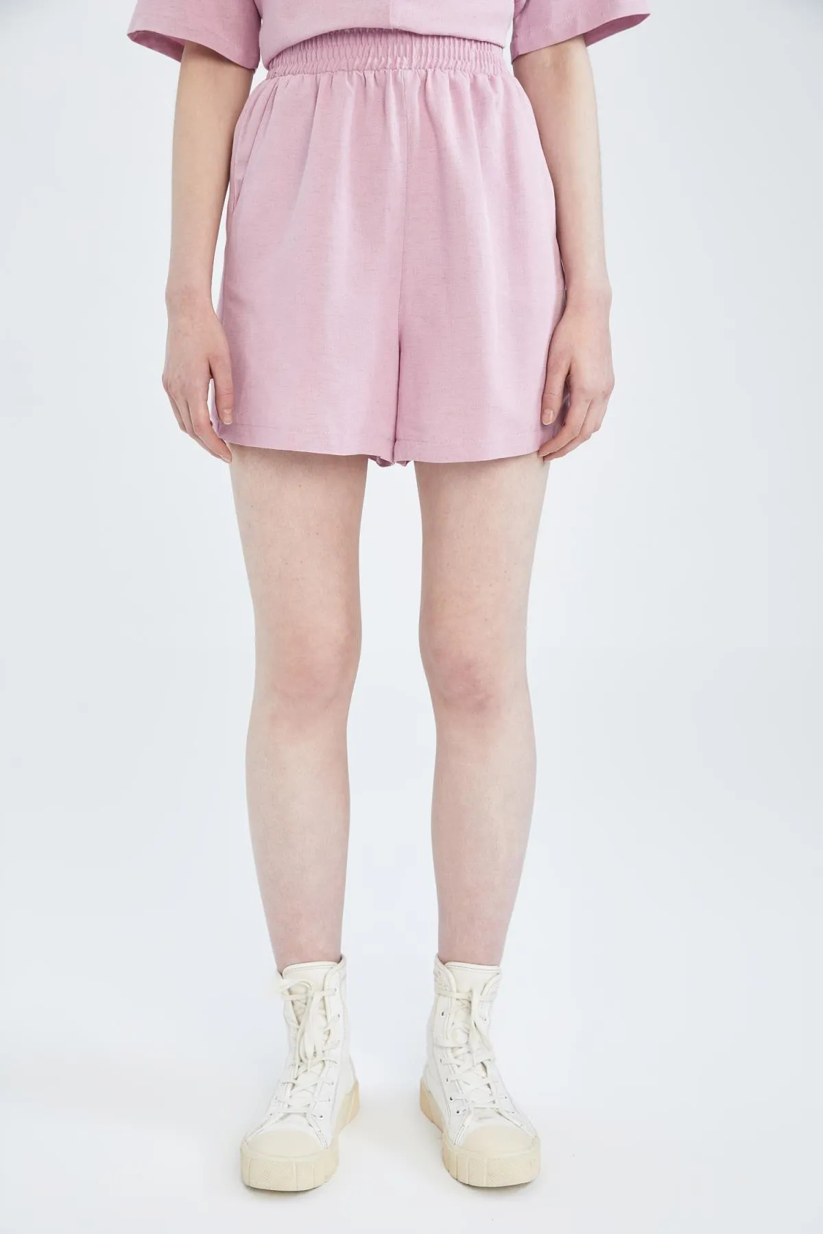 DeFacto  Relax-Fit-Shorts aus Leinenmischung mit Taschen