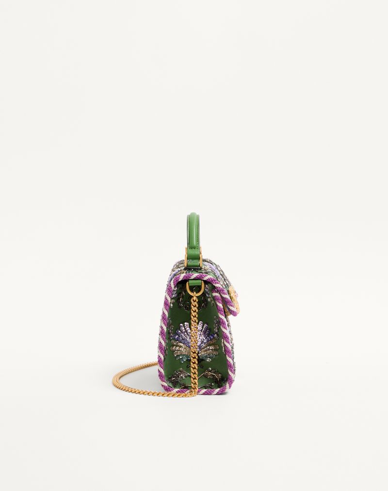 Valentino Garavani Vsling Mini Håndtaske Broderet Med Juvellogo