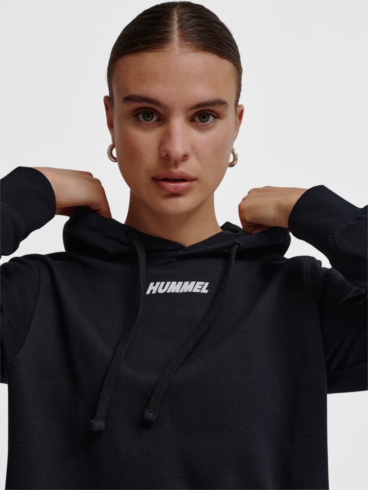 Hummel Hummel Verstellbare Taille Kapuzenpullover Hmlelemental Damen in BLACK günstig kaufen