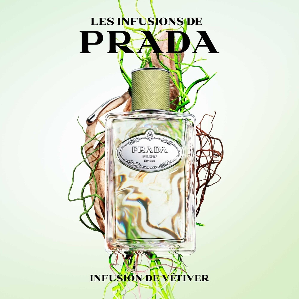 Prada Infusion de Vétiver Eau de parfum boisée hespéridée audacieuse