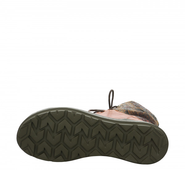 COMODA Schnürboots - Kastanie/Kombi