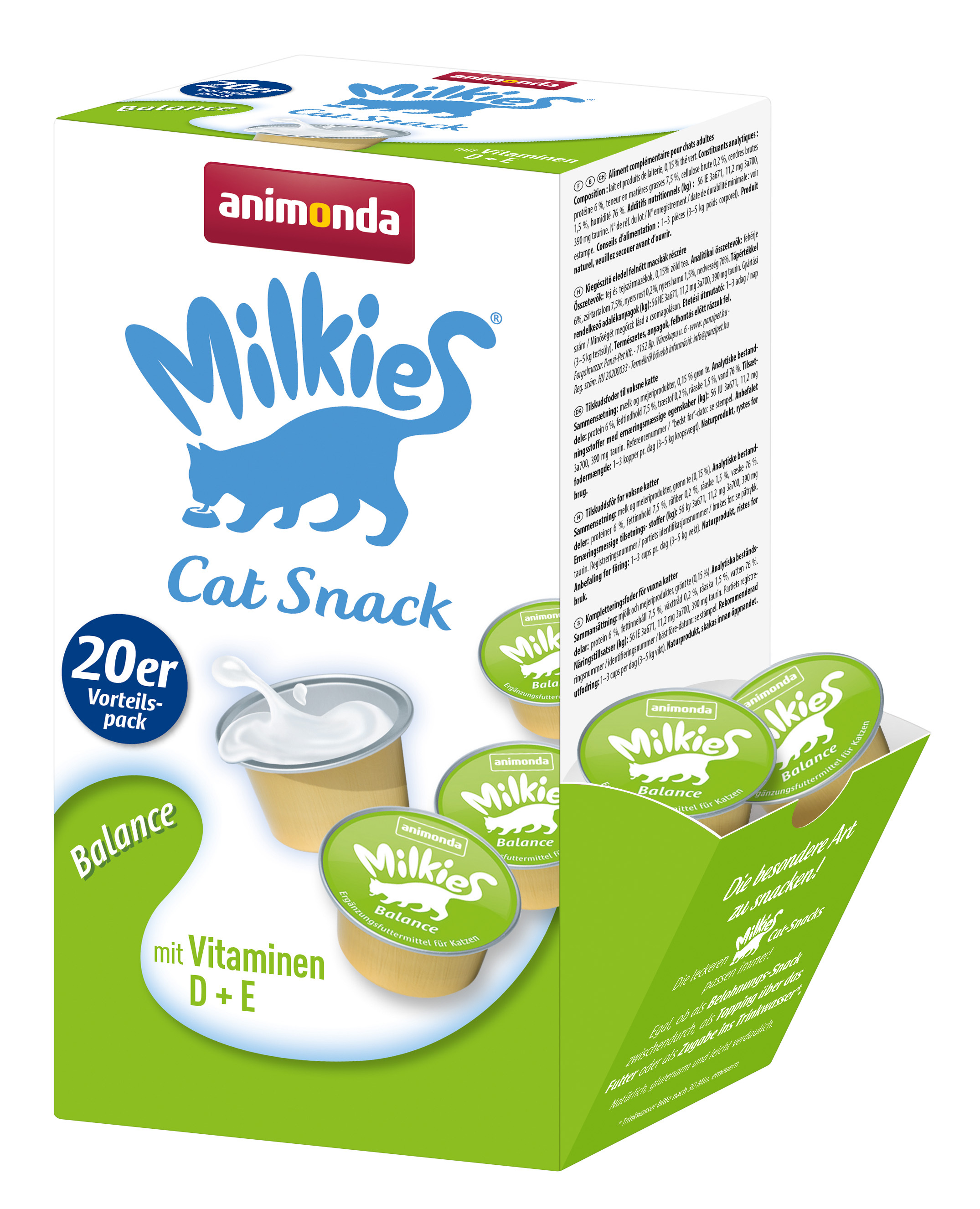 Animonda Snacks Animonda Milkies 20x15g Balance
