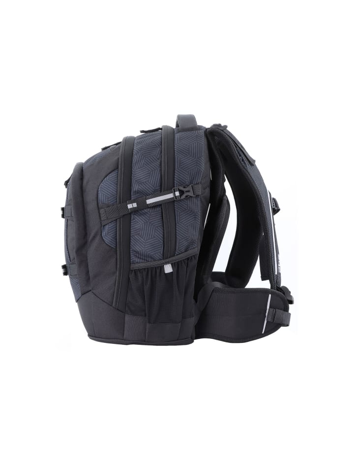 2Be 3er Set Schulrucksack Black Grey in Black günstig kaufen onesize