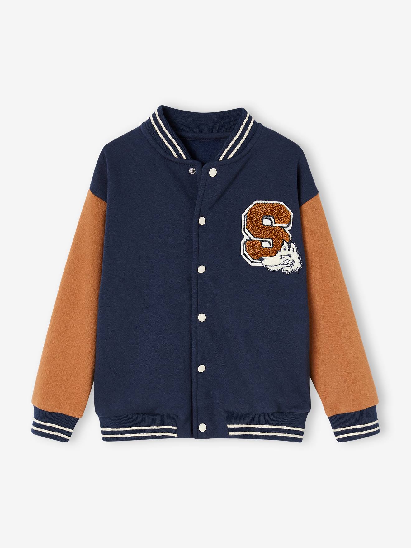 Sweat teddy motif dos garçon. marine