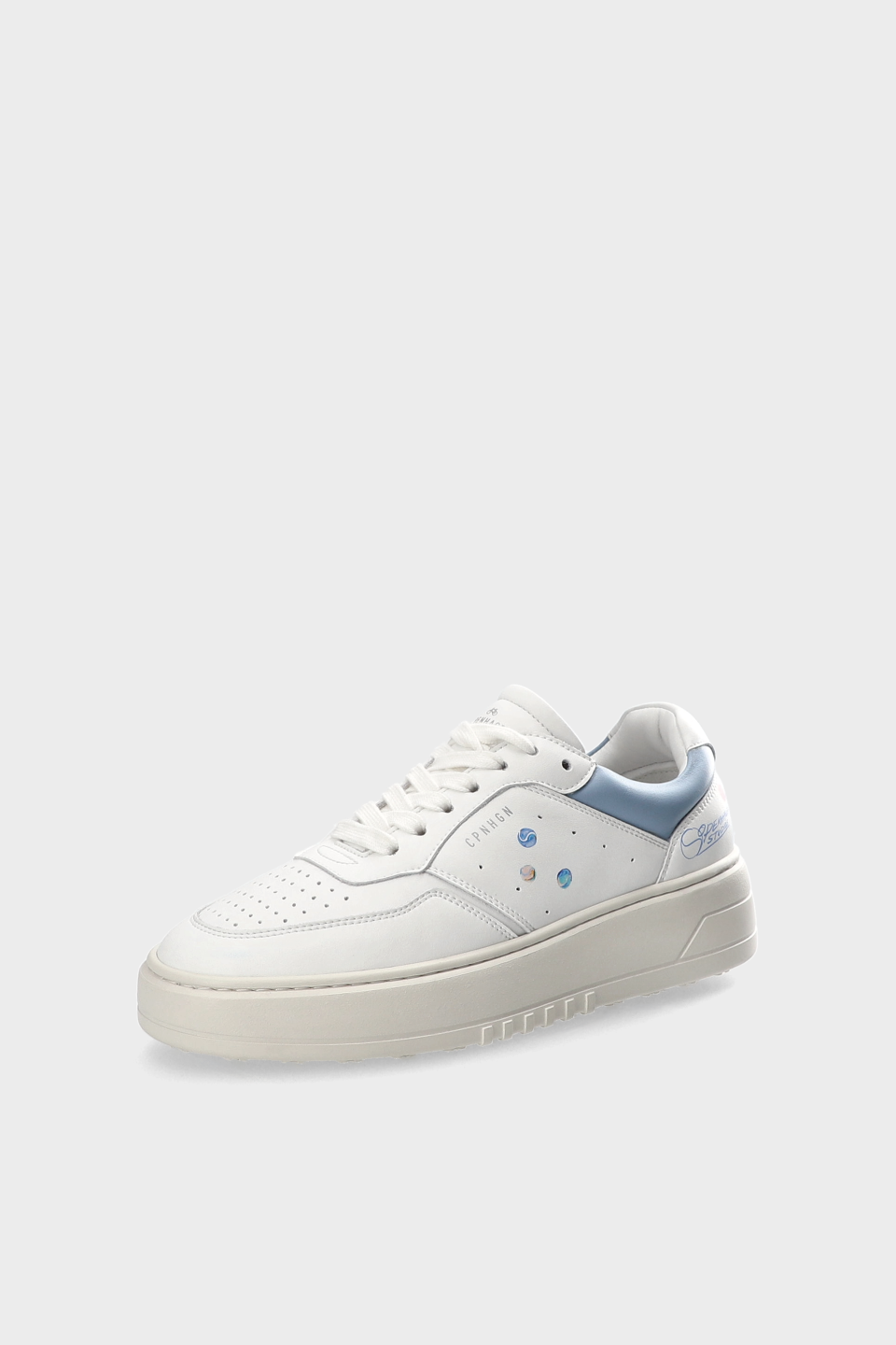 CPH MELBOURNE - leather - white/light blue