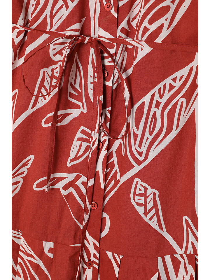 TATUUM Kleid in Rot/ Weiß günstig kaufen