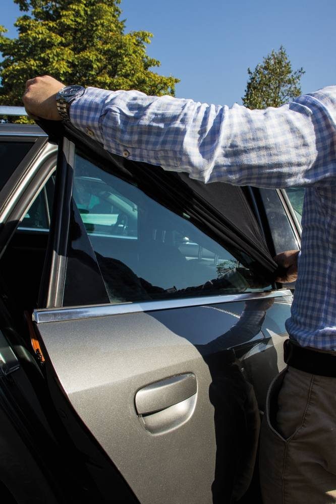 Cartrend Autosonnenschutz Cartrend Sonnenschutz Türsocke 2 Stück