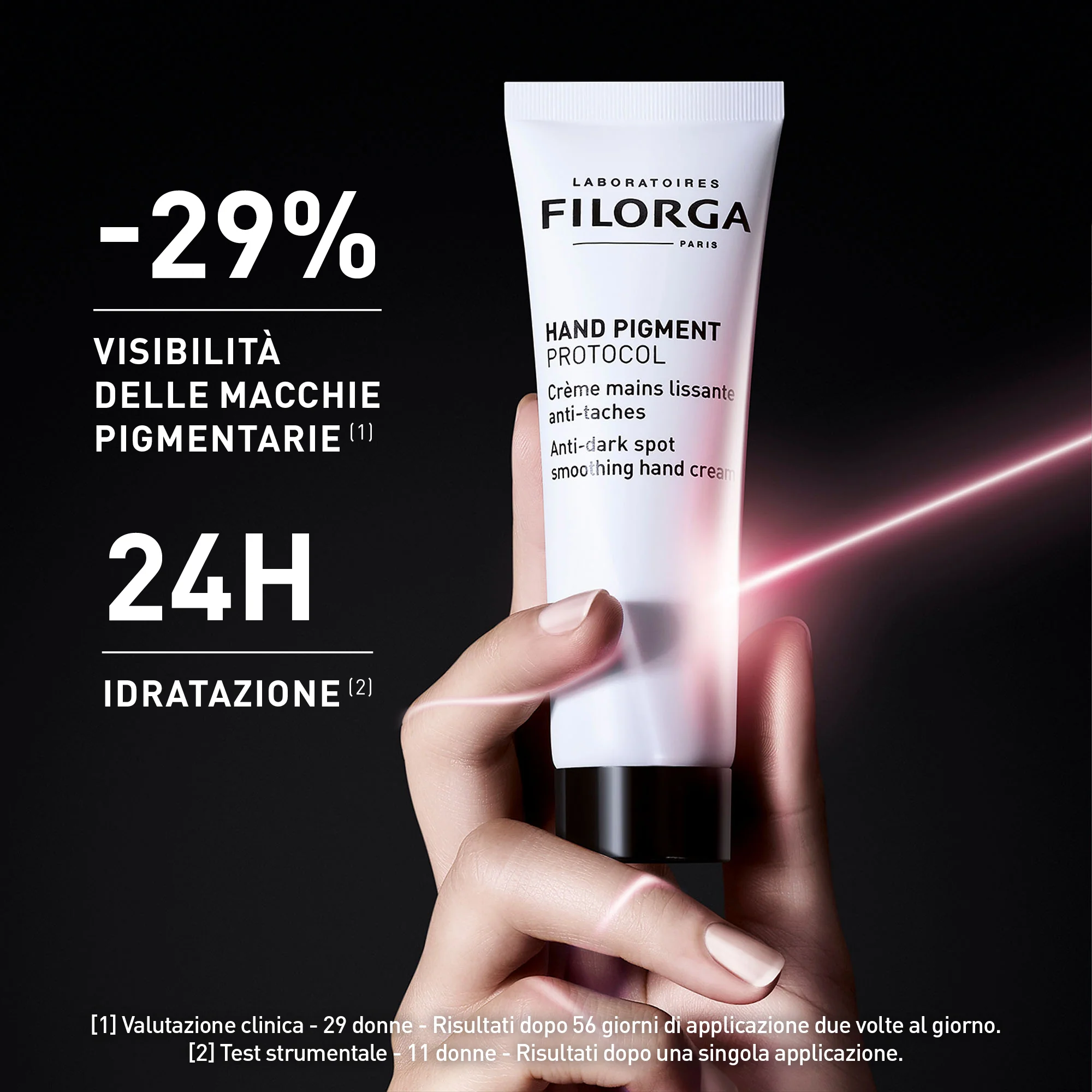Protokol za pigmentaciju ruku - Krema za zaglađivanje ruku protiv nepravilnosti - Tretman za ruke