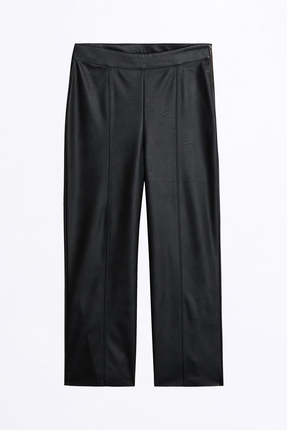 Holly PU culotte trousers