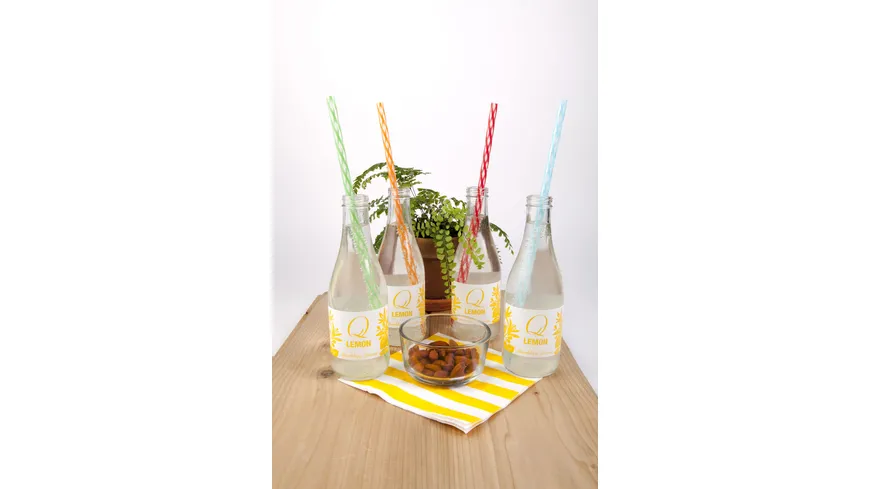 Kikkerland Rainbow Reusable Straws