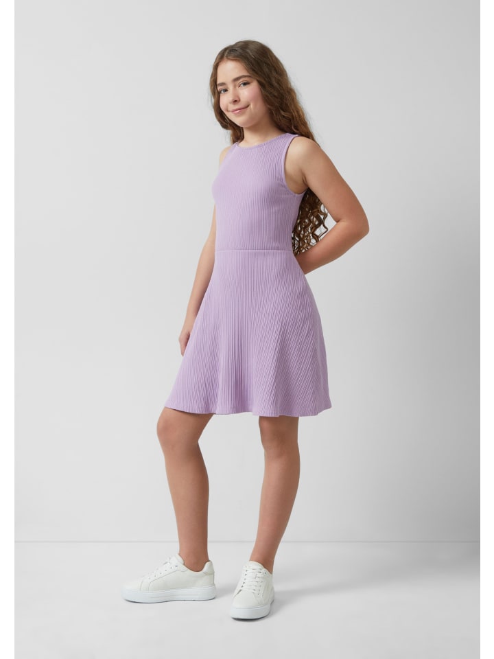 s.Oliver Kleid kurz in Lila günstig kaufen