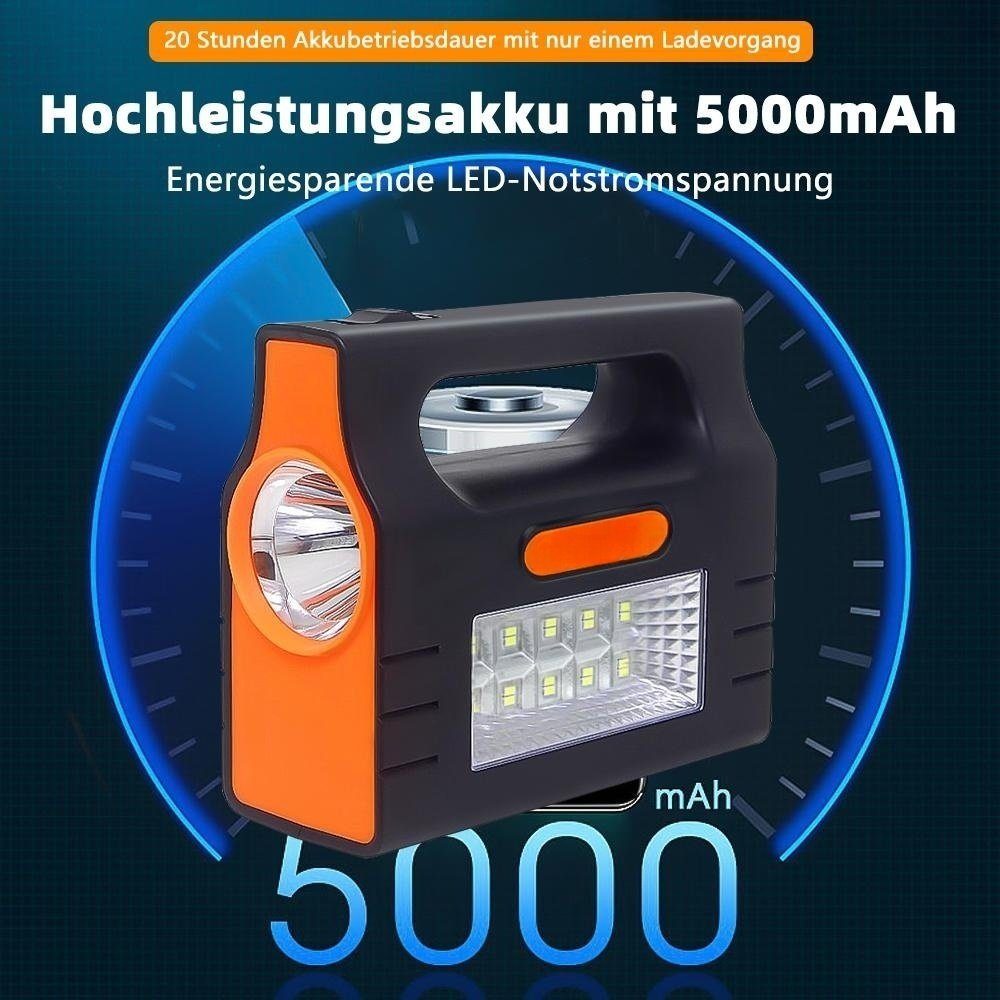 MDHAND Stromerzeuger Solargeneratoren, (1-tlg), Mit Taschenlampe und 3* Licht