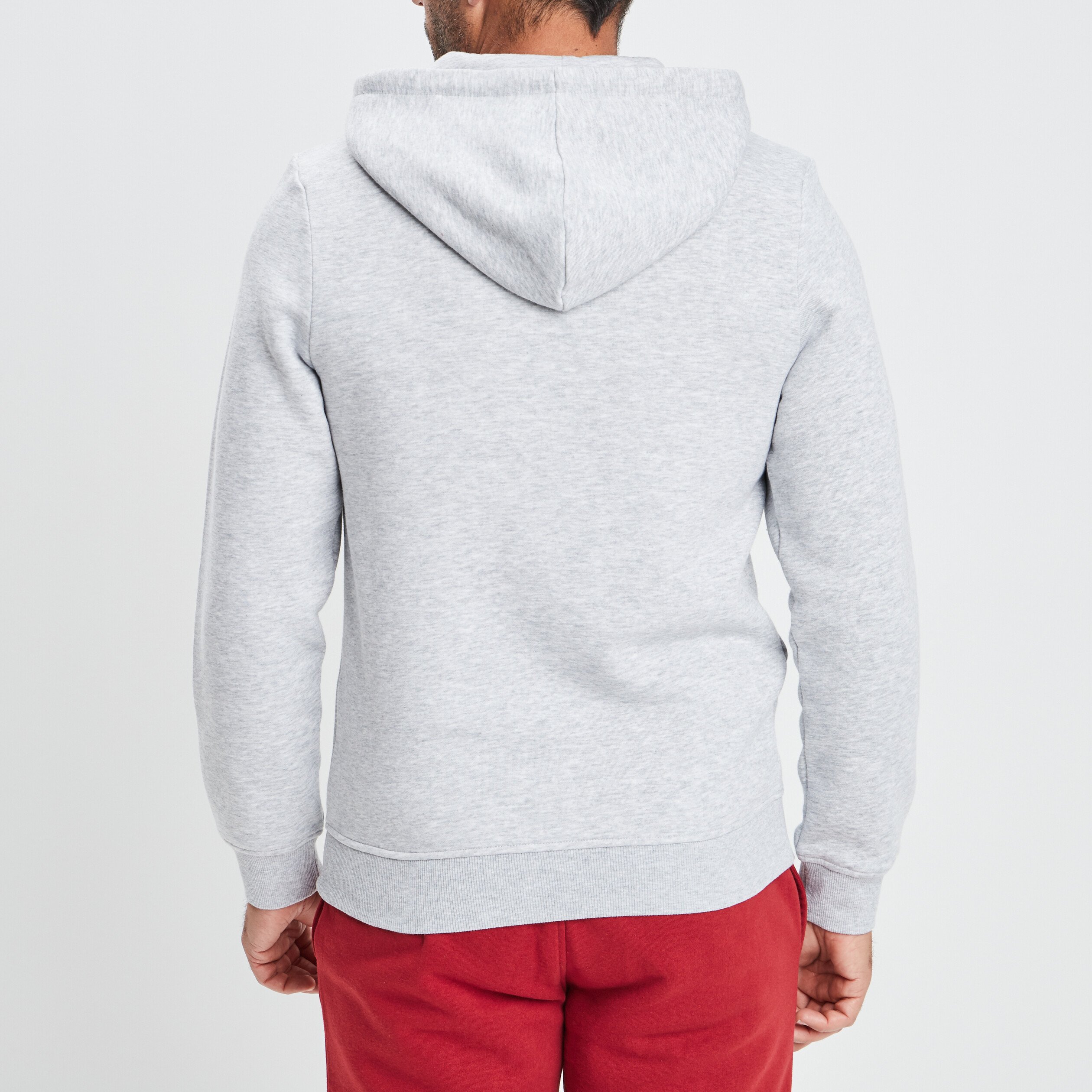 Sweat zippé à capuche Creeks gris clair homme | La Halle