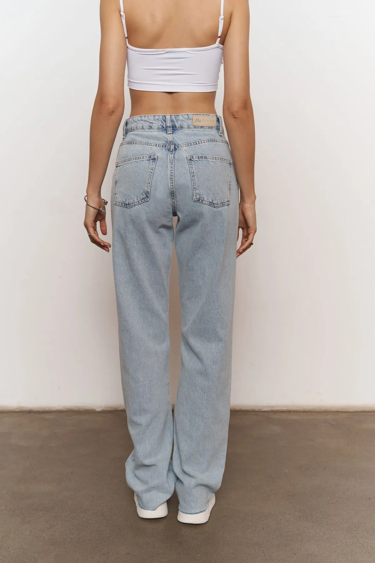 MAİ COLLECTİON  Marla Basic Blaue Jeanshose