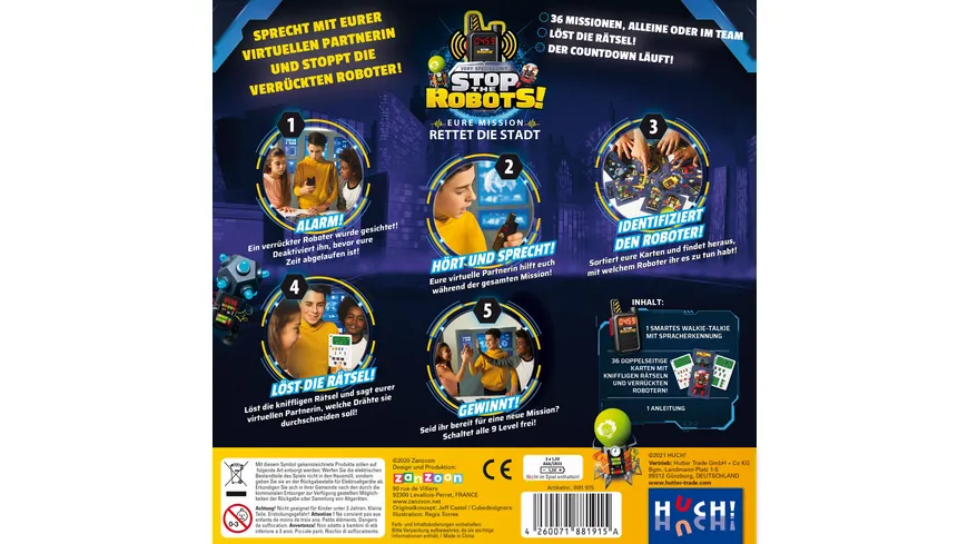 Huch Verlag - Stop the Robots -Very Special Unit!