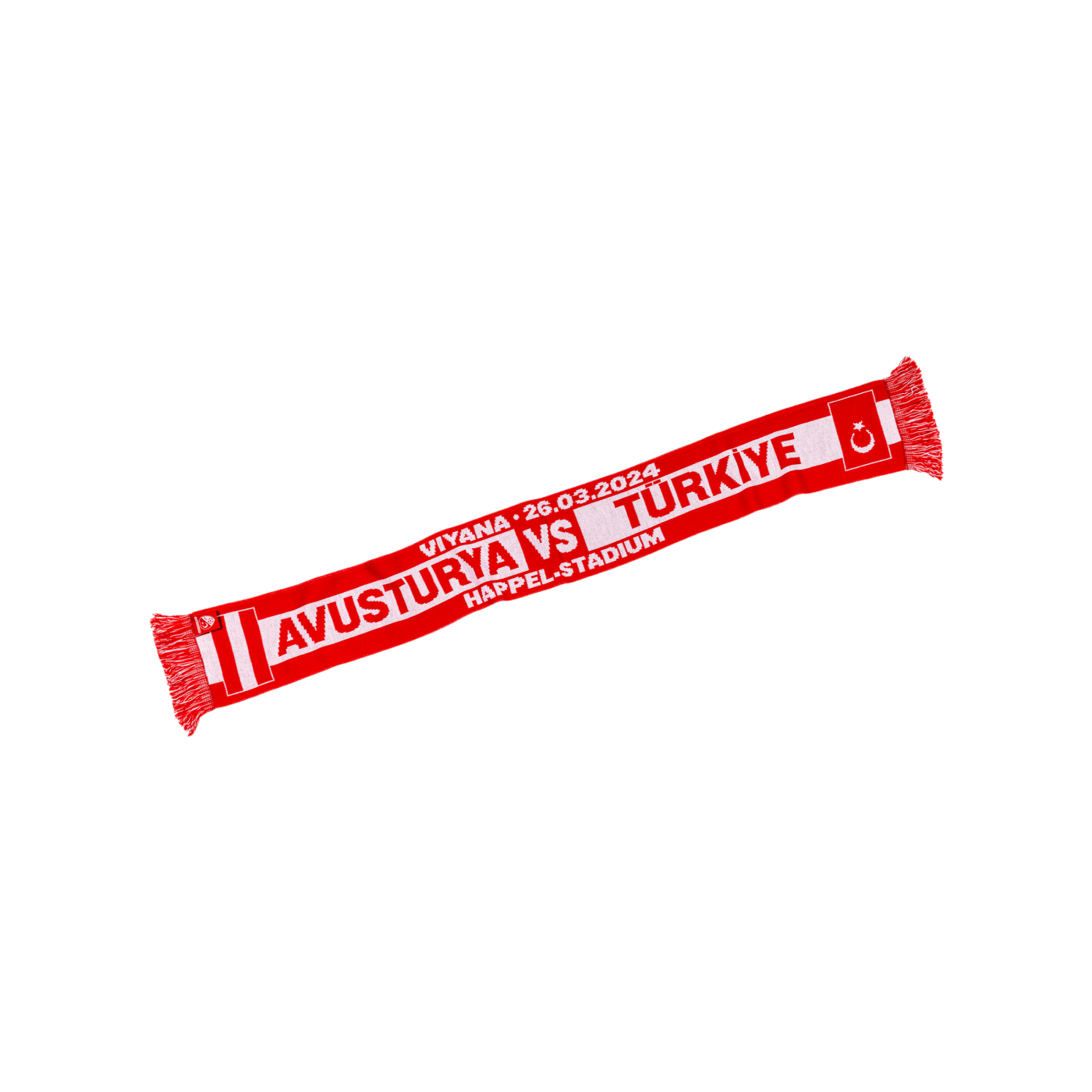 TFF Türkei Schal Match EM 2024 Rot