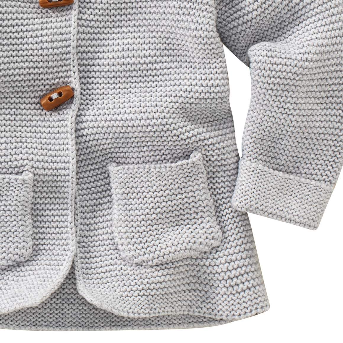 Baby Strickjacke mit Öhrchen