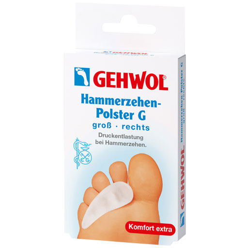 GEHWOL Polymer Gel Hammerzehenpolster G rechts  1 St