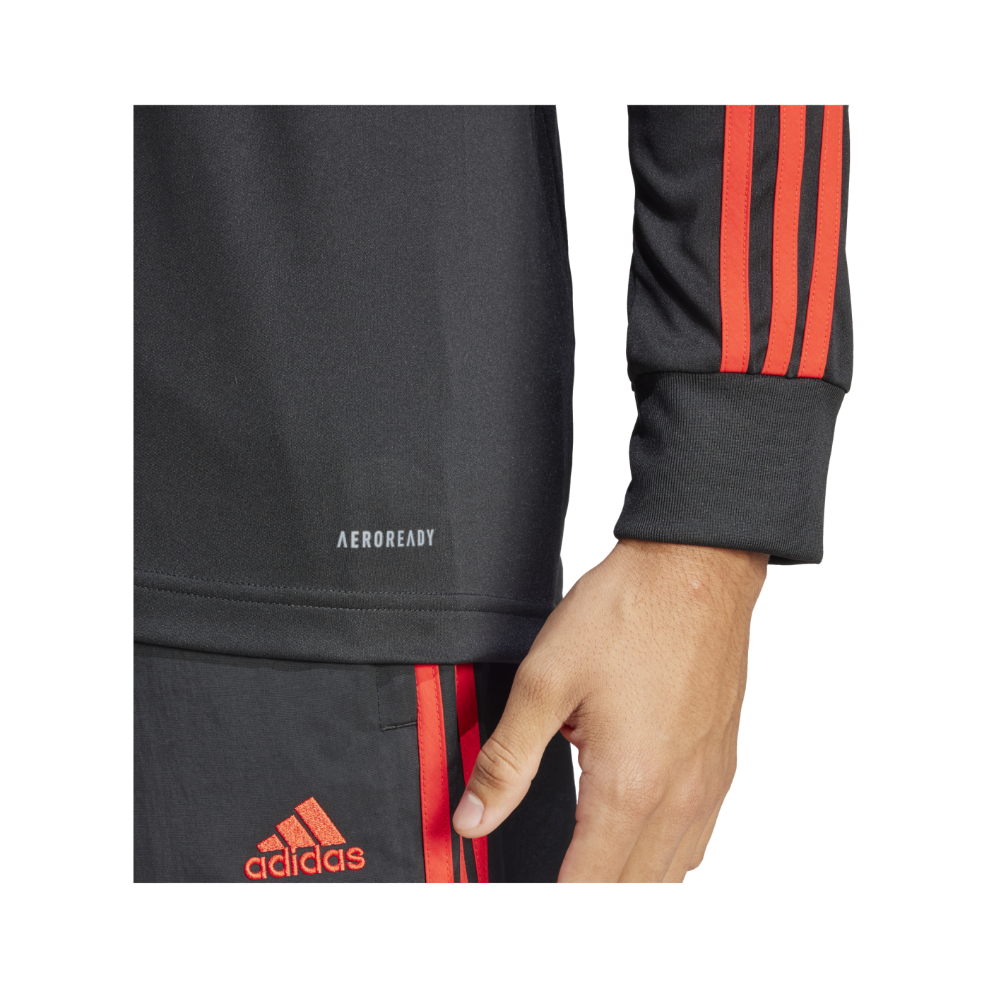 adidas Predator Trikot Langarm Schwarz Rot