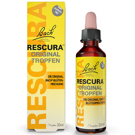 BACHBLÜTEN Original Rescura Tropfen alkoholfrei  20 ml  Tropfen