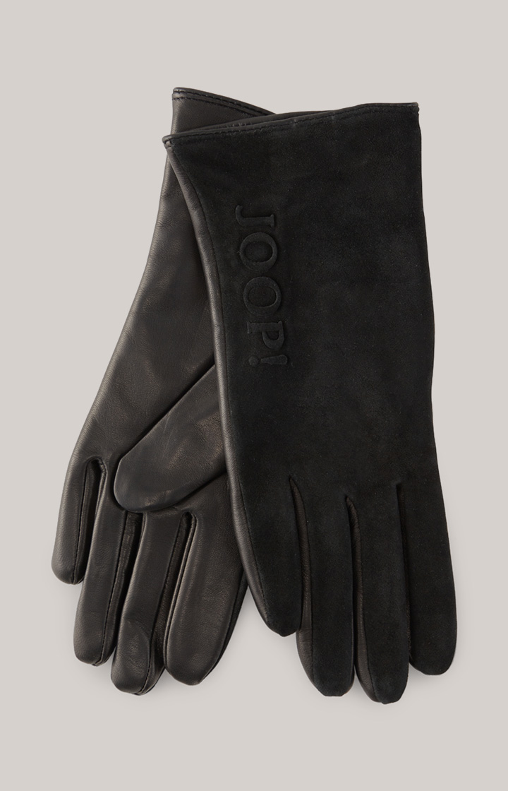 Lederhandschuhe in Schwarz