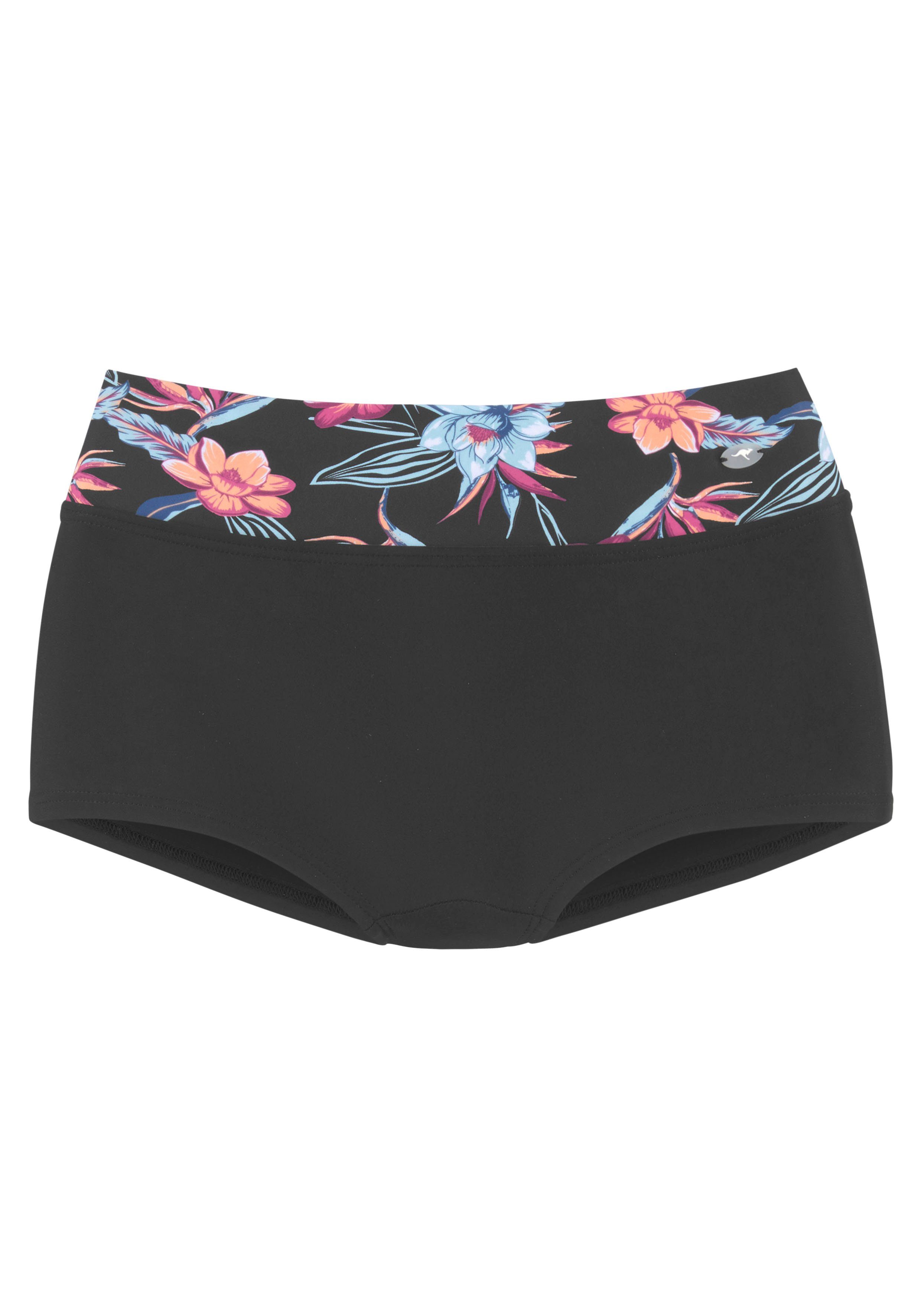 KangaROOS Bikini-Hotpants Agave mit bedrucktem Bund