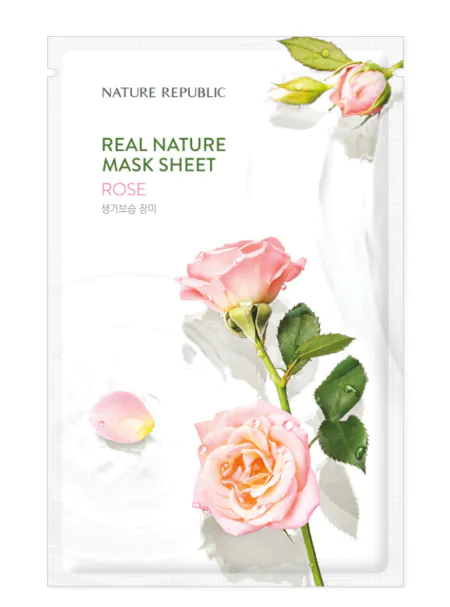 Nature Republic Real Nature maska za lice s mirisom ruže 23ml