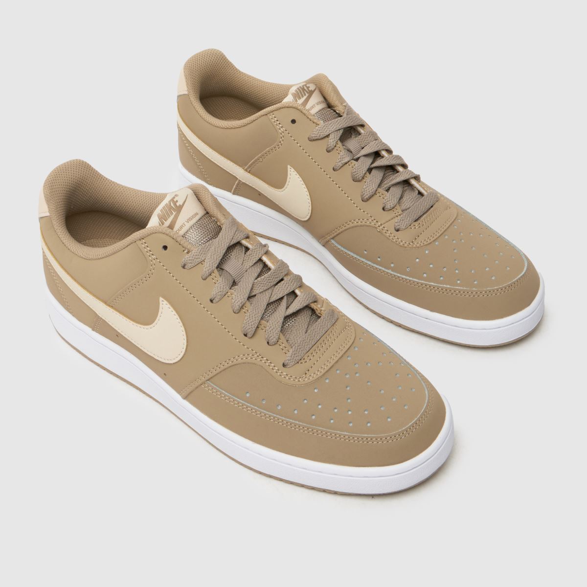 Športni copati Nike Court Vision v taupe barvi