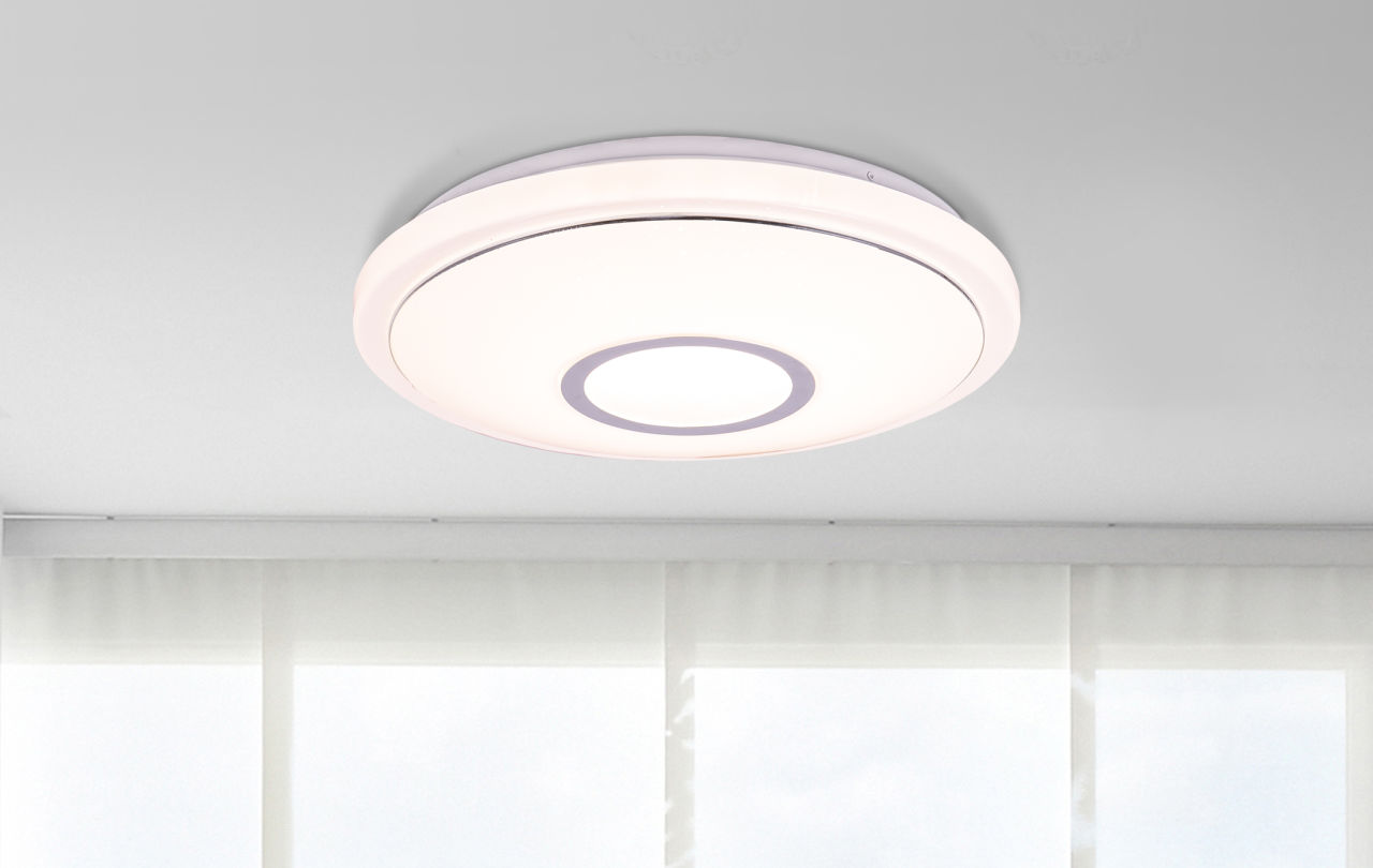 Globo Lighting - CONNOR - Deckenleuchte Metall weiß, LED