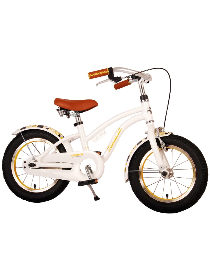 Volare Kinderfahrrad Miracle Cruiser für Mädchen 14 Zoll Kinderrad in Weiß 4 Jahre günstig kaufen onesize