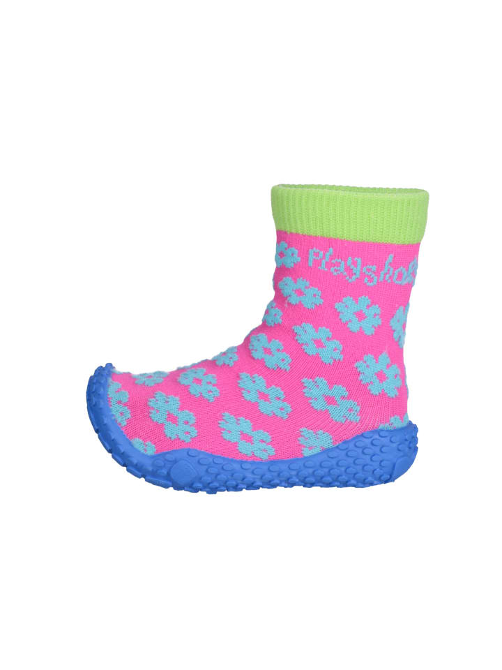 Playshoes Aqua-Socke Blume in Pink günstig kaufen