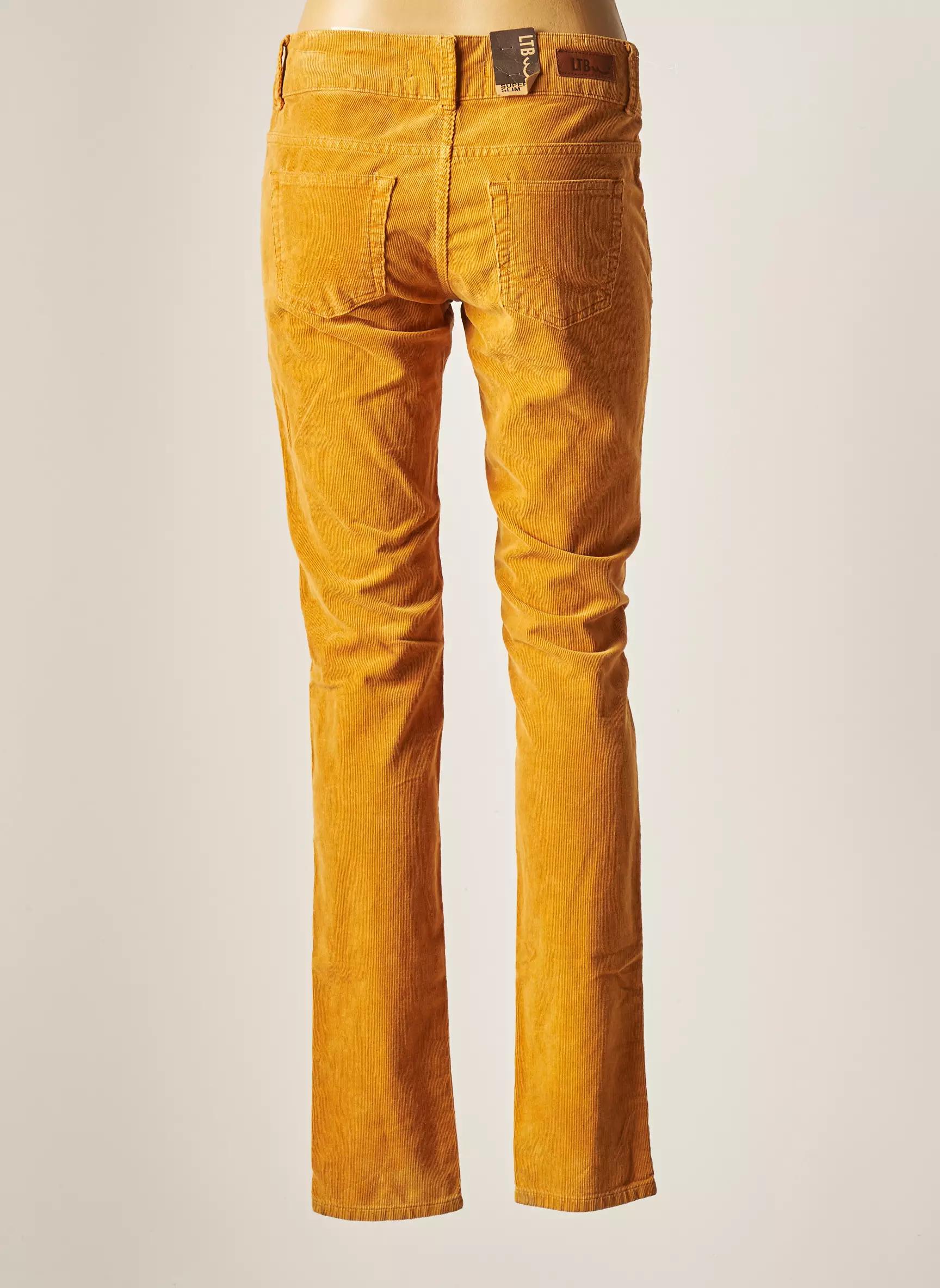 Ltb Pantalons Slim Femme couleur orange