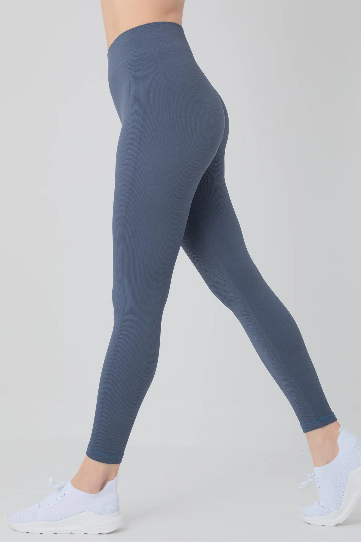 Doremi  Nahtlose gestrickte Leggings mit hoher Taille