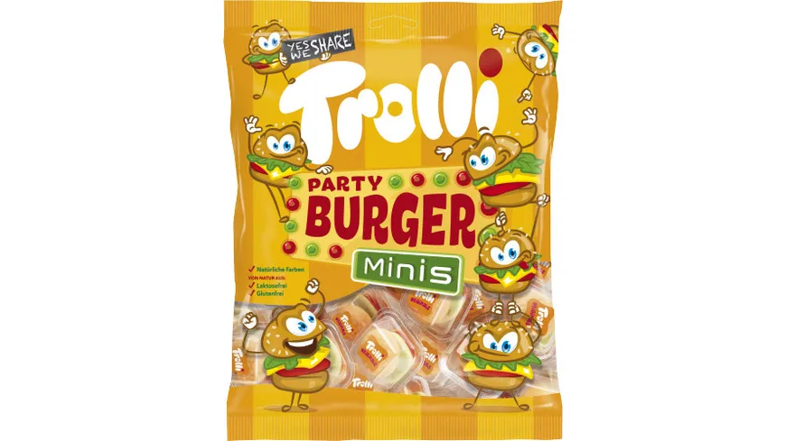 Trolli Party Burger Minis 170 g