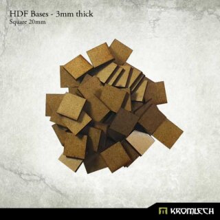 HDF Bases Square 20mm (50)