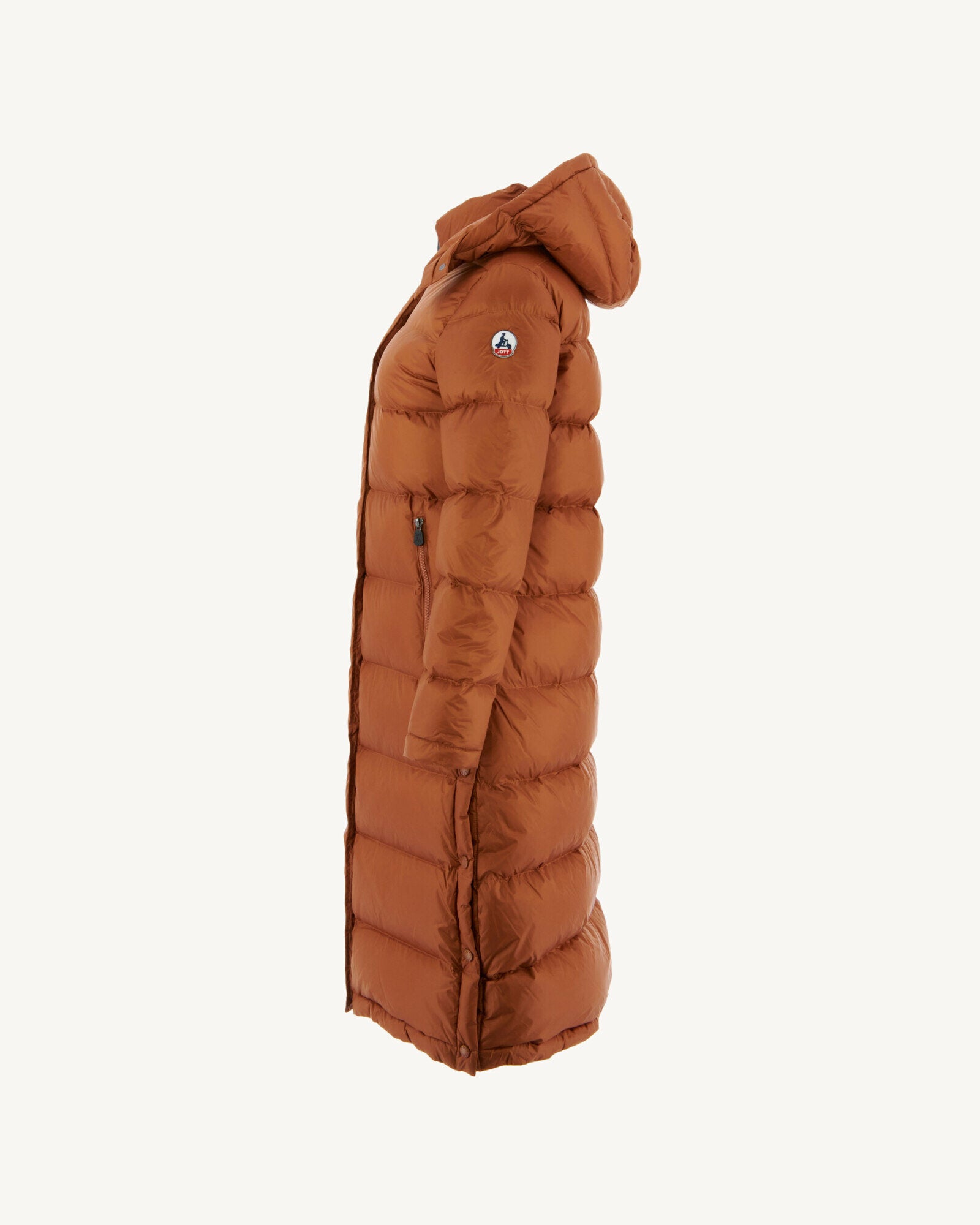 Doudoune longue à capuche Grand Froid Caramel Karachi