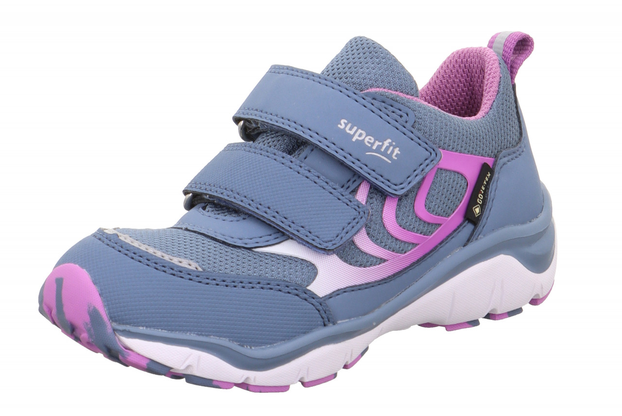 SPORT5 - Blau/Rosa Sneaker low mit Klettverschluss