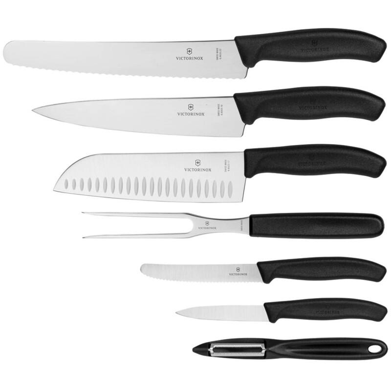 Victorinox Küchengarnitur Edelstahl, Kunststoff V-6.71 33.7G Schwarz, Silber