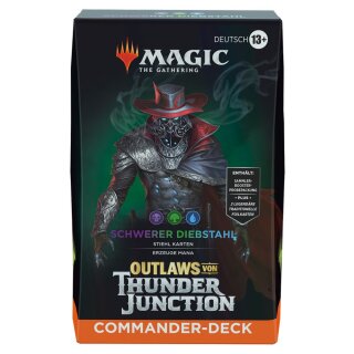 Magic the Gathering: Outlaws of Thunder Junction - Commander-Deck - Schwerer Diebstahl (1) (DE)