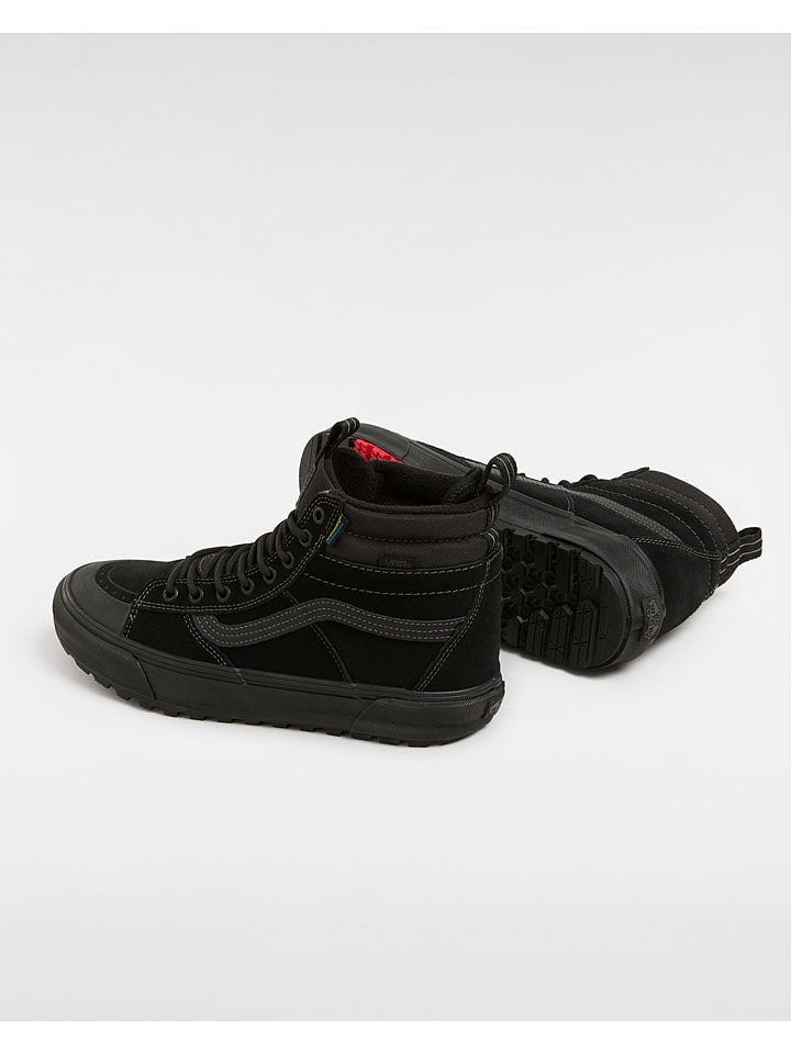Vans Leder-Sneakers in Schwarz günstig kaufen